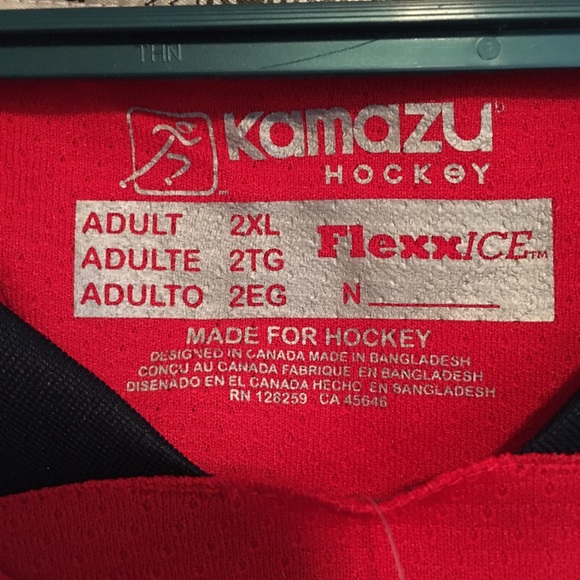 Kamazu Washington red practice hockey jersey - Picture 6 of 6